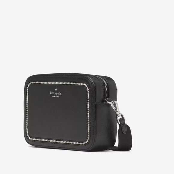 Kate Spade Madison Mini Camera Crossbody with Faux Crystals KJ955 Crystal - Picture 4 of 6